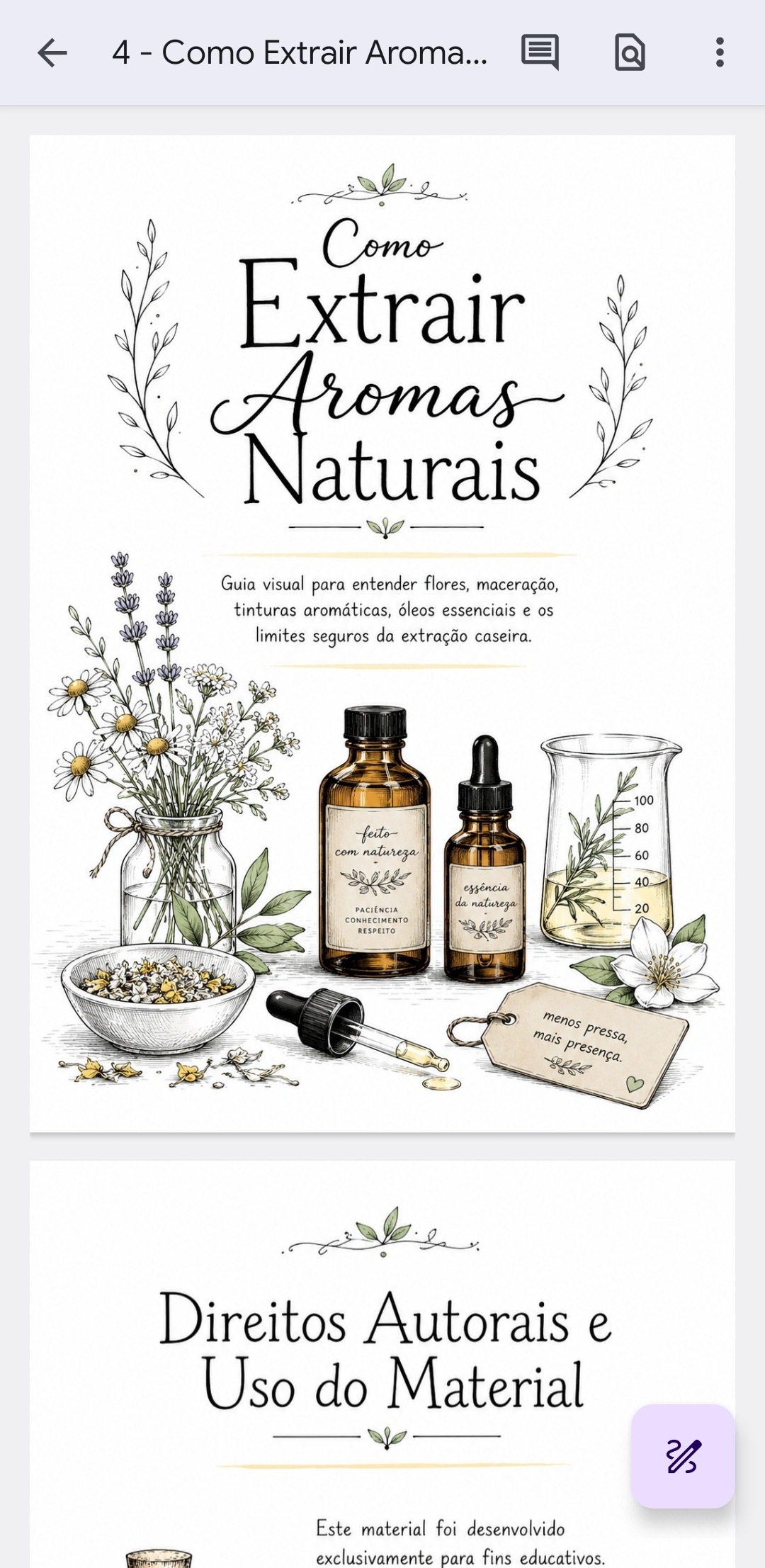 Como extrair aromas naturais
