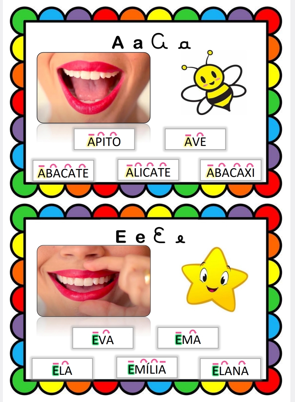 Alfabeto ilustrado fonético