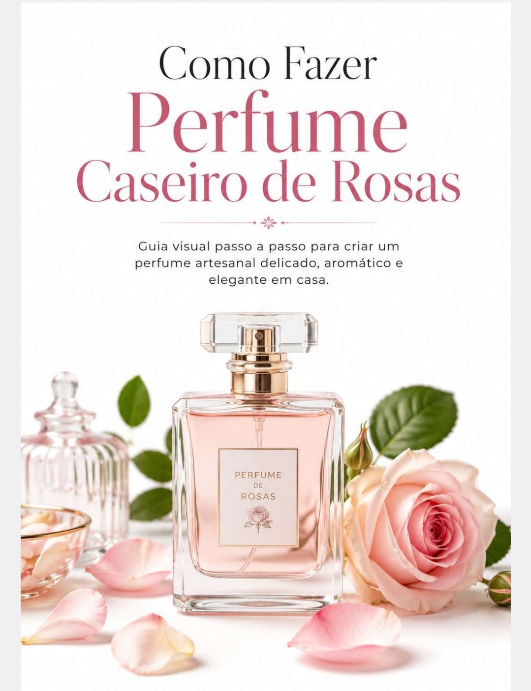 COMO FAZER PERFUMES DE ROSAS