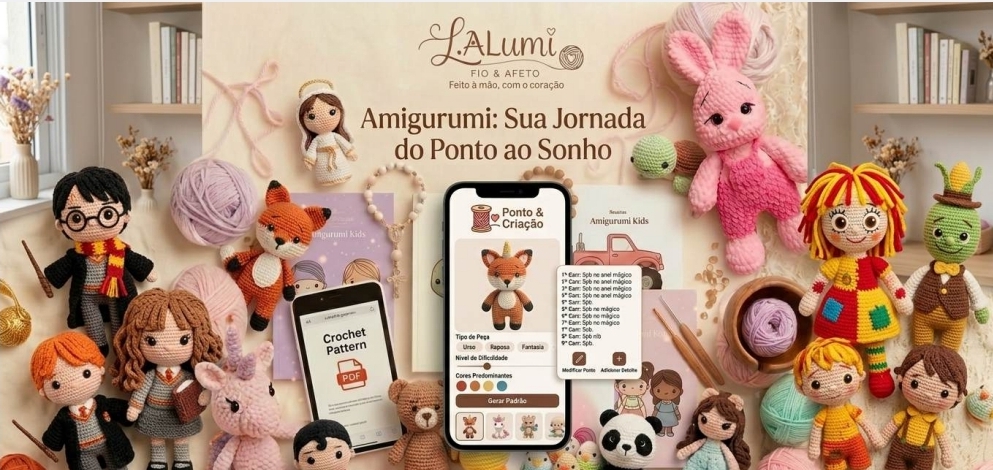 PONTO AO SONHO CROCHÊ