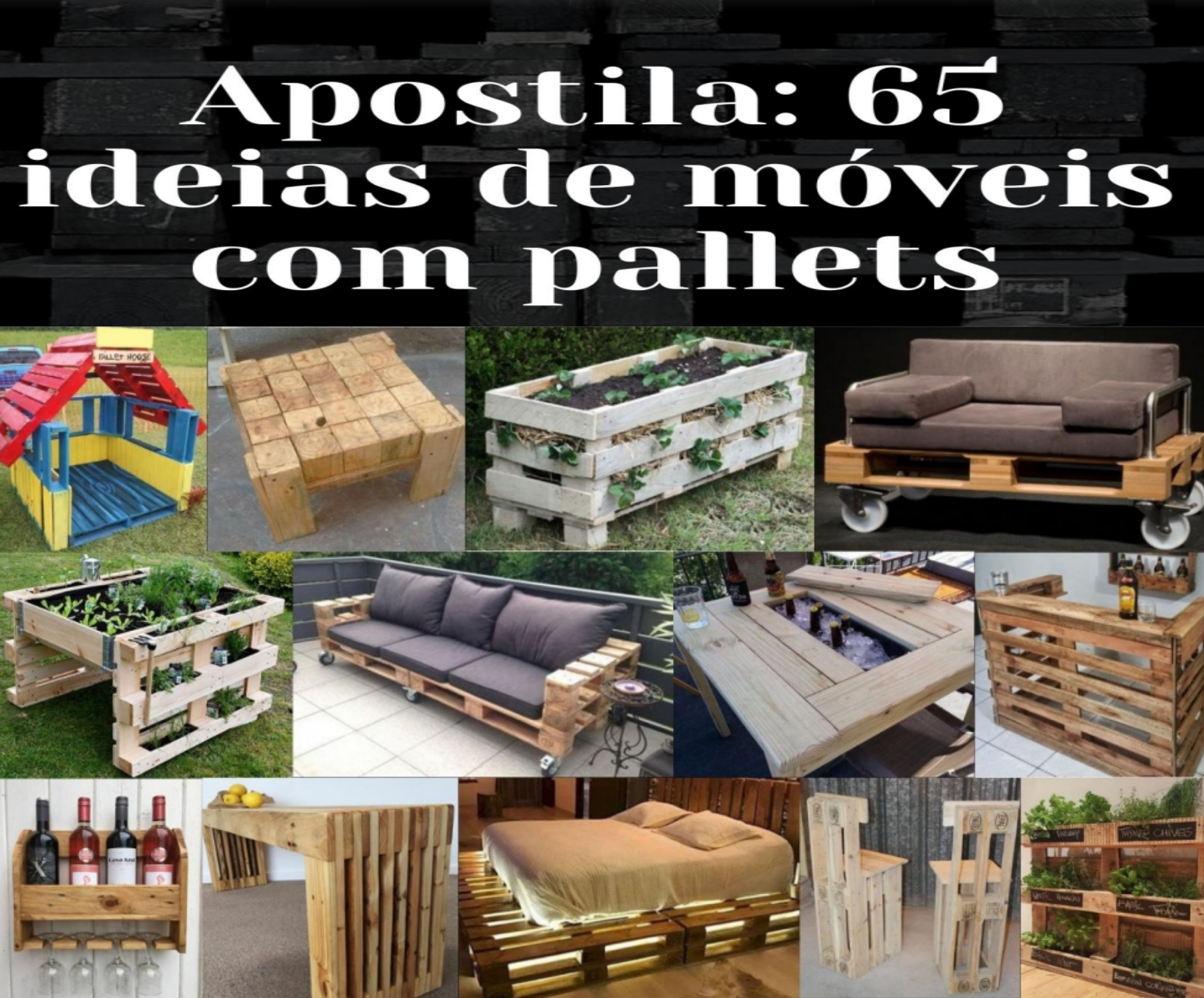 65 ideais com Pallets
