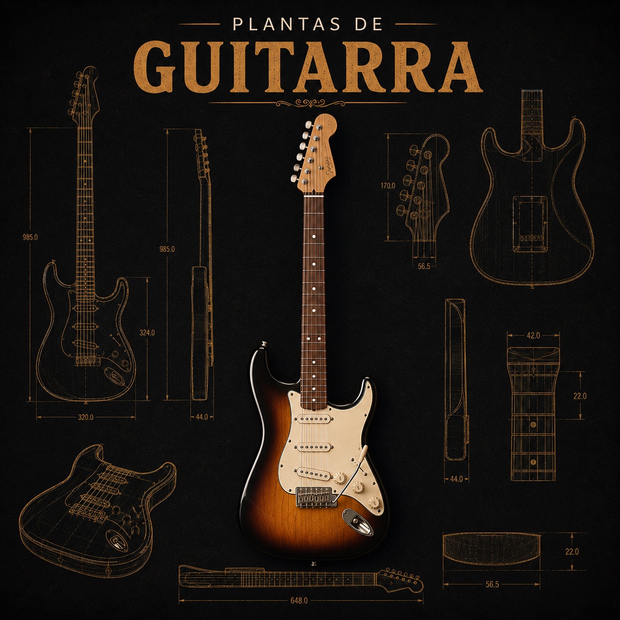 PLANTA PARA FABRICAR GUITARRA