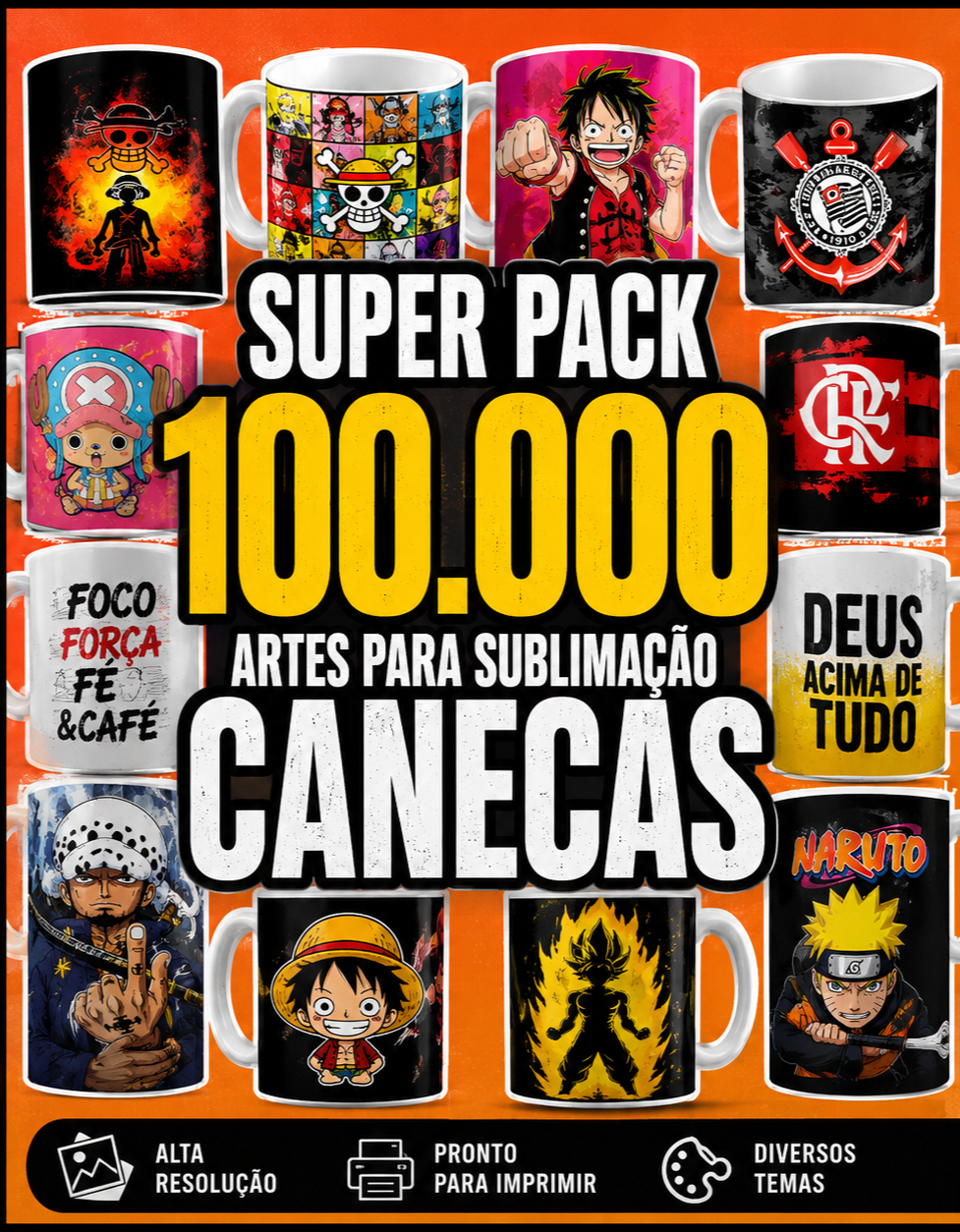 CANECAS LUCRATIVAS SUPER PACK