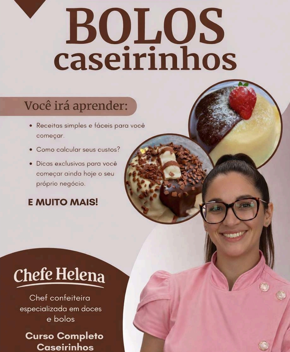 BOLOS CASEIRINHOS COM A CHEFE