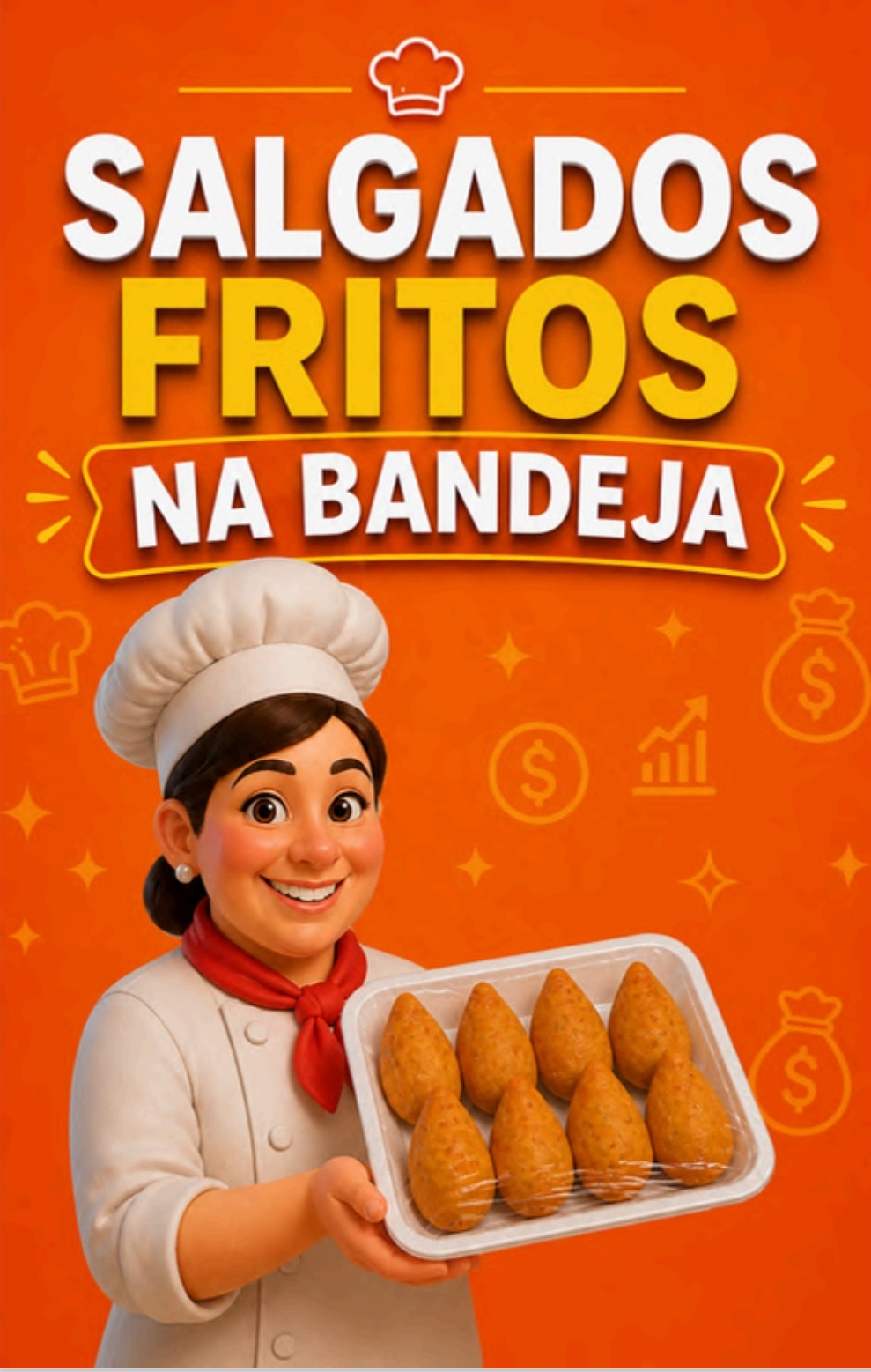 SALGADOS FRITOS NA BANDEJA