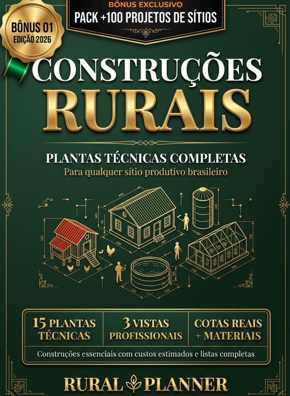 15 CONSTRUÇÕES RURAIS FAZENDA LUCRATIVA