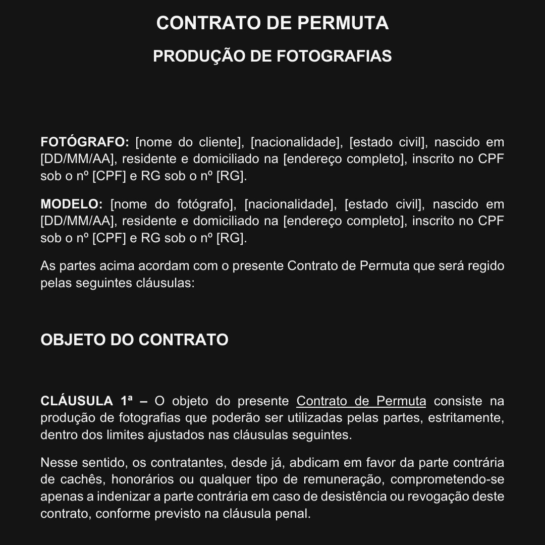 CONTRATO - PERMUTA DE FOTOS 2