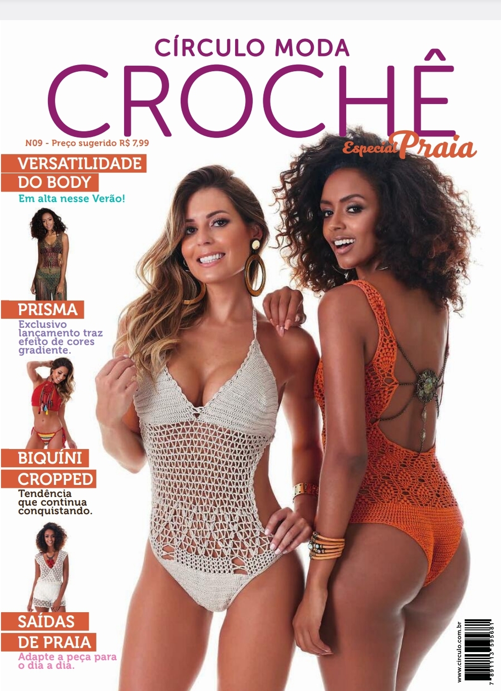 Croche especial praia biquínis