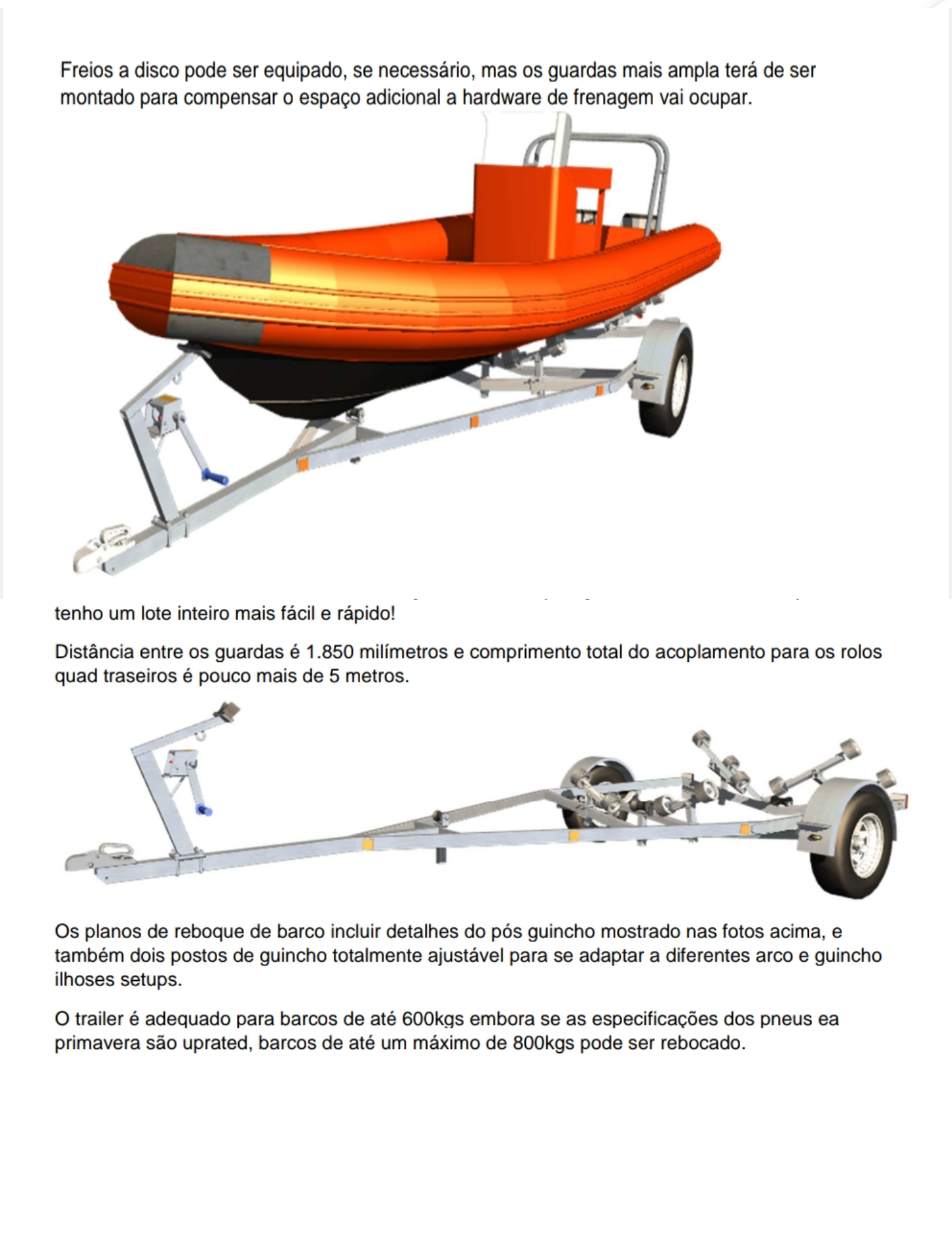 REBOQUE PARA BARCO