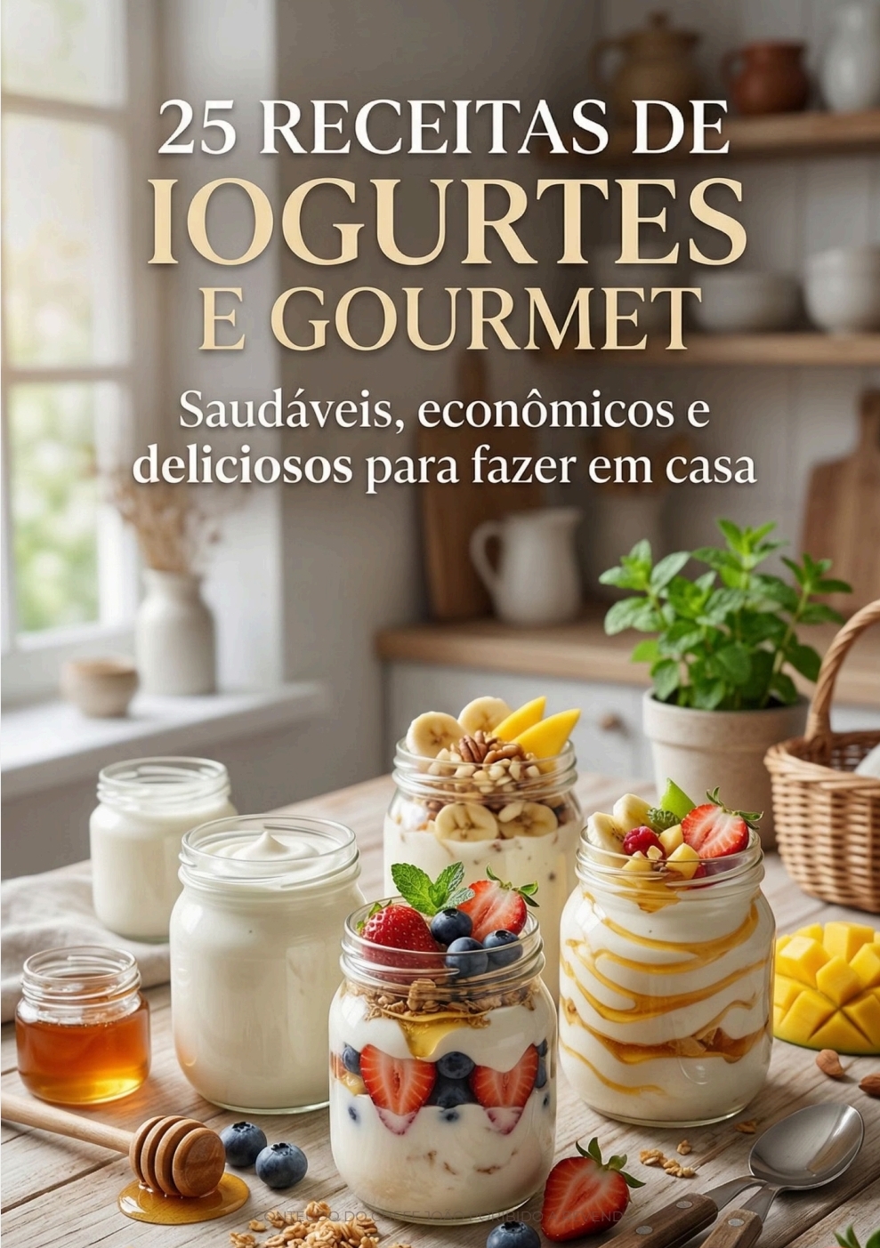 25 Receitas de Iogurtes Naturais