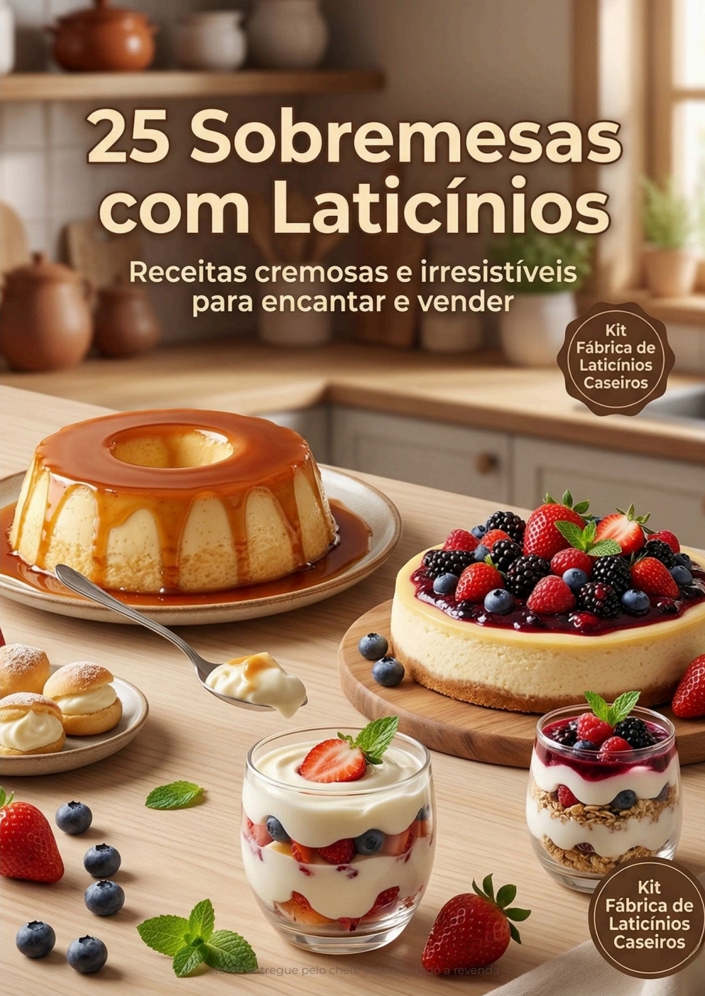 25 Sobremesas com Laticínios